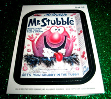 2013 Wacky Packages All New Series 11 {ANS11} "MR.STUBBLE" #5 Magnet