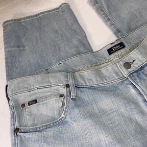 Polo Ralph Lauren Varick Slim Straight Jeans Light Mens 42x36 Big Tall Preppy - Picture 1 of 20
