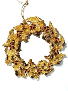 Feiertag Gold Renaissance Ära Engelskranz in Wien Weihnachtsschmuck 5" - Bild 1 von 4