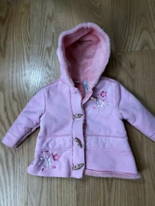 Young Hearts Girls Pink Jacket with Fleece Lining 6-9 mths - Picture 1 of 1