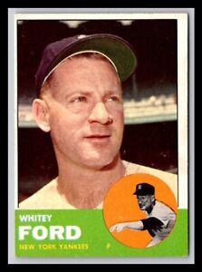 1963 Topps #446 Whitey Ford Excellent