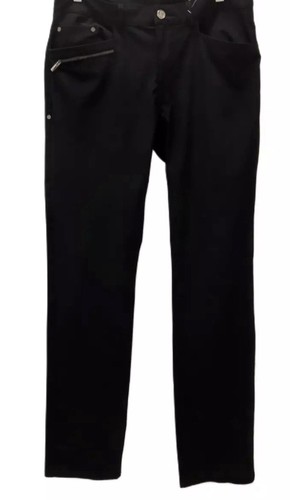 Pantaloni eleganti donna VERSACE Trend neri di lusso firmati taglia UK 14 usati una volta