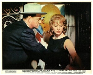 Come Fly With Me Original Lobby Card Karl Malden Lois Nettleton embracing 1963