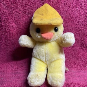 Vintage 1987 Prestige Toy Corp Duck-Duck Yellow Plush Made In Korea - Picture 1 of 5