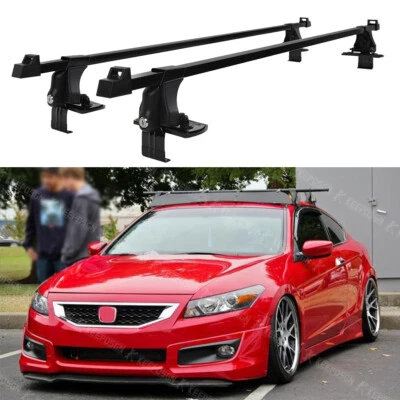 Par de portaequipajes de carga para kayak Honda Accord 54" barra cuadrada transversal portaequipajes Foto 1 de 4