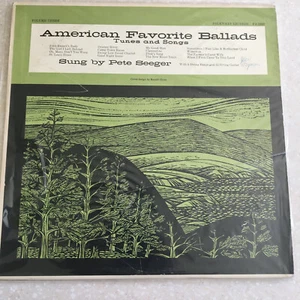 Pete Seeger FOLKWAYS FA 2322 MONO w/ Booklet American Favorite Ballads LP Record - Picture 1 of 8