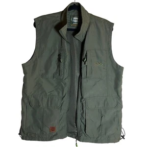 Outdoor Herren Weste Utility Reise Wandern Angeln Taschen Reißverschluss Olivgrün - Bild 1 von 14