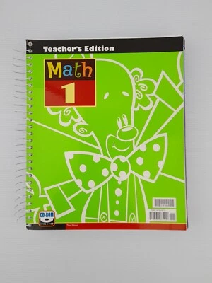 BJU Press 3rd Edition Math 1 Teacher's Edition CD 216192 - Image 1 of 4