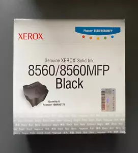 Genuine Xerox Solid Ink - BLACK 108R00727 / PHASER 8560 8560MFP (INC VAT) BOXED - Picture 1 of 1