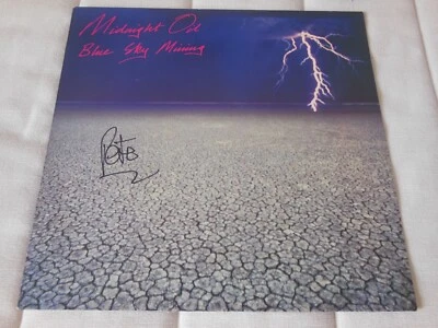 MIDNIGHT OIL / LP signé PETER GARRETT / BLUE SKY MINING / 1990 / CBS 465653 1 - Photo 1/3