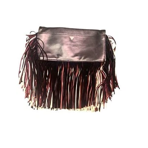 Sam Edelman Fifi Clutch with suede leather long heavy fringe! Gorgeous! - Picture 1 of 6