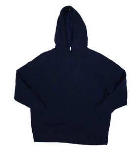 Joy Lab Womens Navy Blue Long Sleeve Casual Pullover Hoodie Sweatshirt L - Picture 1 of 10