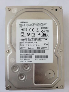 (QTY 10 DRIVES) HITACHI 3TB SAS 3.5" HARD DRIVE MODEL: HUS723030ALS640 - Picture 1 of 3