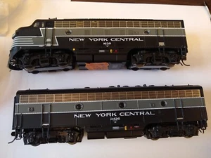 HO Broadway Limited F7A&B Locomotives set New York Central #1638 2426 w/ Sound - Picture 1 of 10