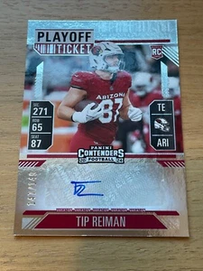 2024 Panini Contenders Football - Tip Reiman Auto - #147/149 Playoff Ticket #171 - Picture 1 of 2