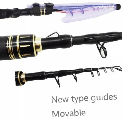 Carbon Matrix Baitcasting Telescopic Fishing Rod Ultra Light 24-Ton - Image 1 of 4