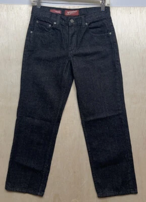 Arizona Jean Co Straight Fit Original Size 10 Husky Boys Black Denim - Image 1 of 4