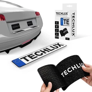 Set License Plate Holder Car Sticker Strong Fastening Without Screws Ne Holes - Imagen 1 de 7