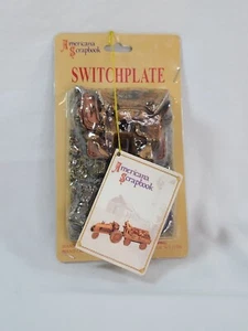 RARE Vintage Cowboy Style Switch Plate Hand Crafted Hand Painted - 1999 - ๐ฅ๐ฅ - Picture 1 of 11