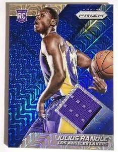 2014-15 PANINI PRIZM JULIUS RANDLE RC JERSEY BLUE MOJO ROOKIE LAKERS - Picture 1 of 2