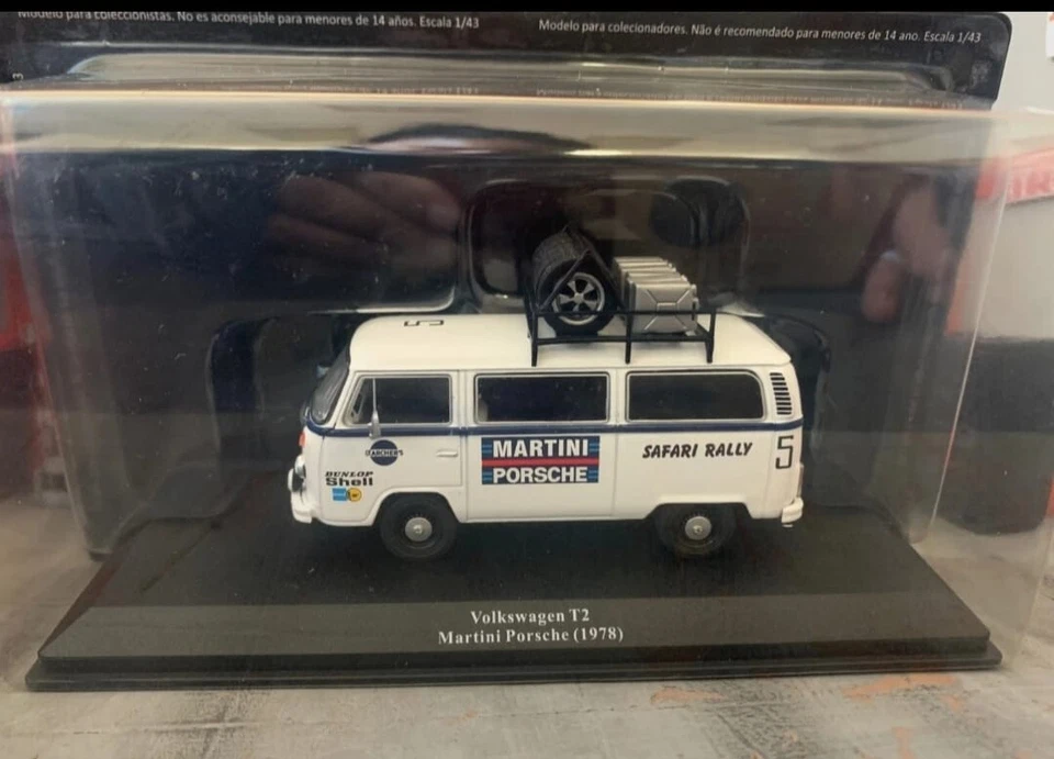 VOLKSWAGEN T2 MARTINI PORSCHE 1978, RALLY ASSISTANCE VEHICLE, ALTAYA, 1:43 - Image 1 of 4