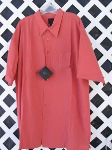 NUEVO CON ETIQUETAS 1X 2X 3X 5X o 3xlt CAMISA DE VESTIR/CASUAL SQ WEAR CUADROS LADRILLOS - Imagen 1 de 5