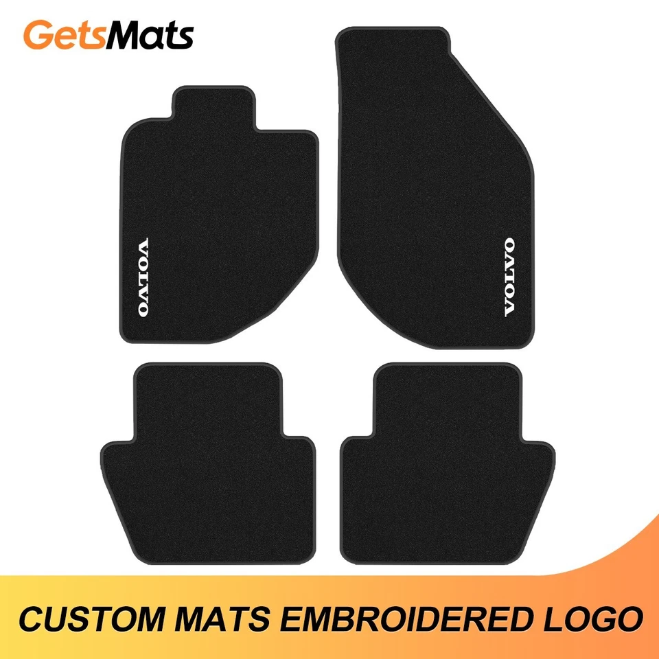 Tapetes de assoalho de carro Fit Volvo V70 1997-2000 qualidade veludo forros pretos - Imagem 1 de 4