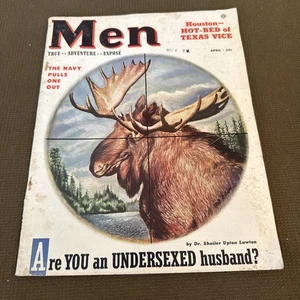 Men Magazine April 1953 Vol.2 No.4 Are You An Undersexed Husband? - Imagen 1 de 8