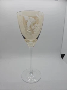 Copa de vino Royal Gallery cristal ámbar 9" grabada vid RGA4 - elegante... - Imagen 1 de 14