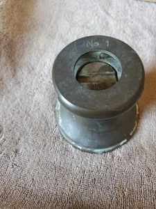 Vintage Bronze Segelboot Boot Seilwinde Griff Schlitze Nr. 1A 3 3/8" Basisdurchmesser Bergung - Bild 1 von 8