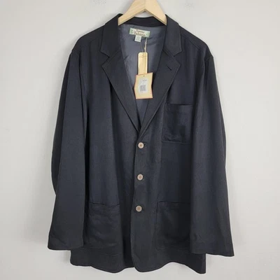 Tommy Bahama Bradford Suit Jacket L Black Silk 3 Buttons Notch Long Sleeves NWT - Image 1 of 4