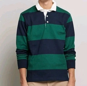 Ruderblazer Herren Blockstreifen Rugby Huntergrün/Marine Pullover 2XL TOP - Bild 1 von 7