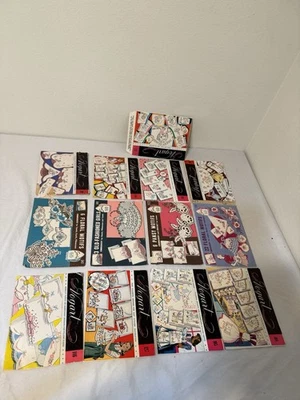 Lote de transferencias de hierro caliente vintage tía Marthas y Vogart, mezcla Foto 1 de 4