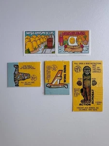 1987 Cracker Jack Cards  Advertising Premium Cards Lot Of 5 Vintage - Picture 1 of 7