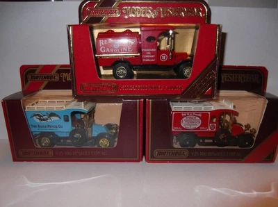 Matchbox Models of Yesteryear - 3x OVP, Ford Model T, 2x Renault Type AG. - Bild 1 von 4