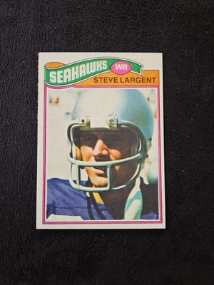 🏈1977 Topps #177 Steve Largent Rookie Card RC🏈Near Mint🏈 - Image 1 of 4
