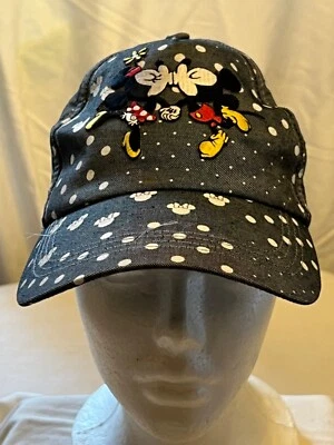 nuevo lindo sombrero snapback gris oscuro mickey and minnie Foto 1 de 4