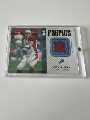 Josh McCown Detroit Lions * 2006 NFL Fleer Fabrics Football Jersey Card #FF-JM - Image 1 of 2