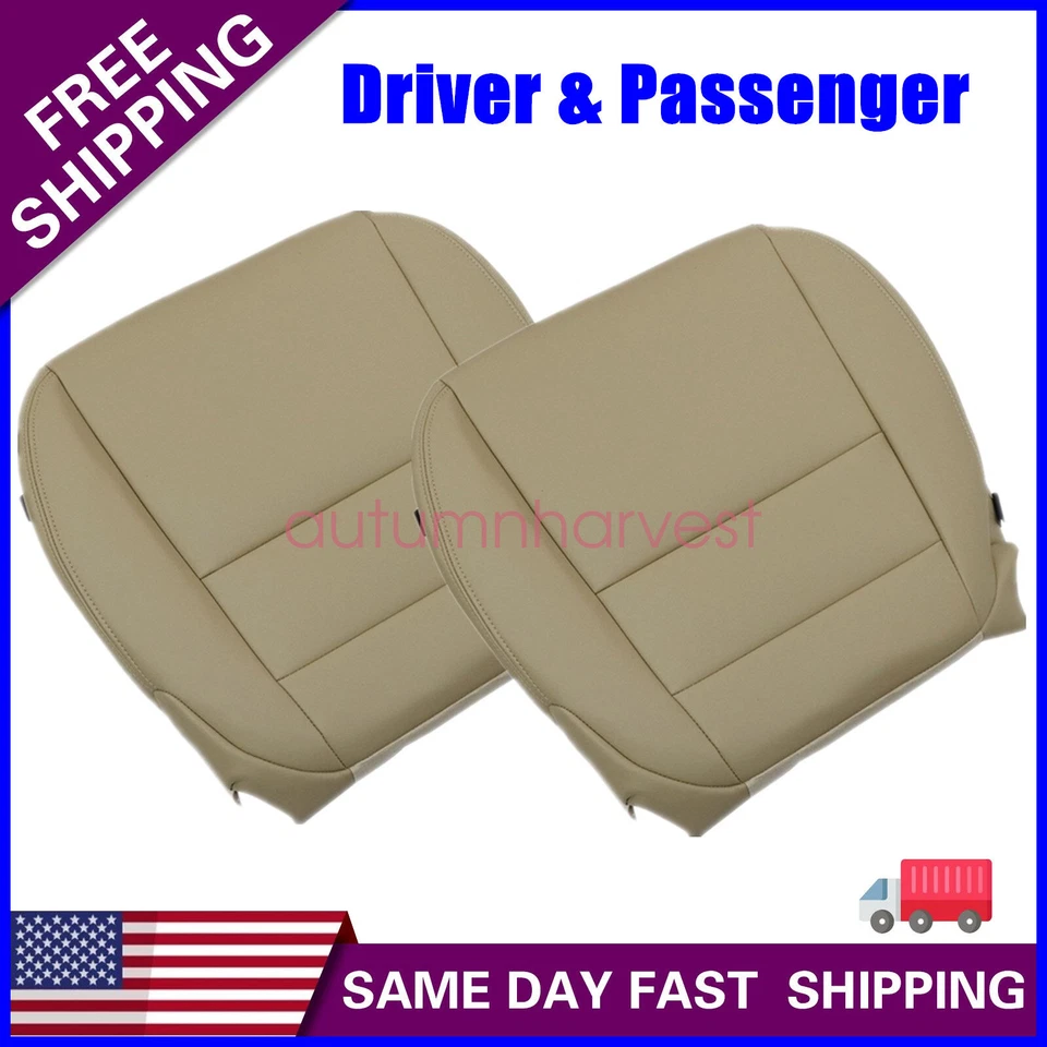 Cubierta de repuesto de cuero tostada para asiento de conductor y pasajero Acura MDX 07-12 Foto 1 de 4