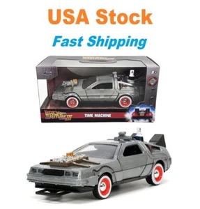 Regreso al futuro 3 DeLorean DMC Time Machine 1990 película diecast 5,25"" 1:32 - Imagen 1 de 12