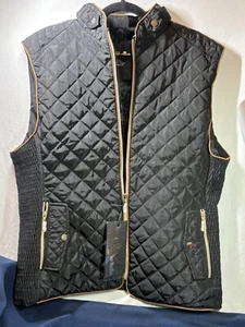NEW Lee Hanton Quilted Vest With Plush Lining. Women's Size 2 XL W/Tag - Picture 1 of 8