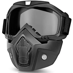 Reusable Goggle Mask Anti Scratch Uv Protective Face & Eyewear Windproof Dirt Sh - Picture 1 of 6