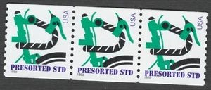 USA. 3229. (10c) Moderne Fahrradspulenleiste von 3. Neuwertig mit 1998 - Bild 1 von 1
