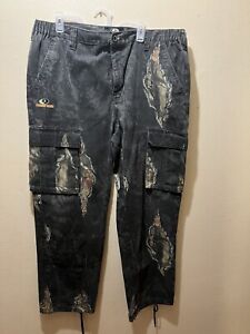 Mossy Oak Break-Up Eclipse Black Cargo Multi-Pocket Pants Size XL(40/42) J29