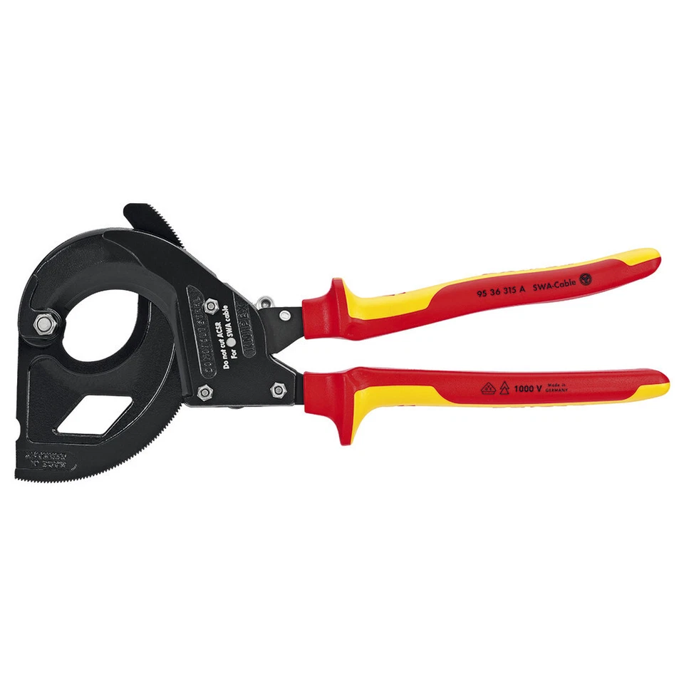 KNIPEX Kpx9536315 VDE Kabelschneider für SWA Kabel