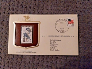 USA FIRST DAY COVER 1978 HISTORIC STAMPS OF AMERICA JOHN JAMES AUDUBON - Picture 1 of 2