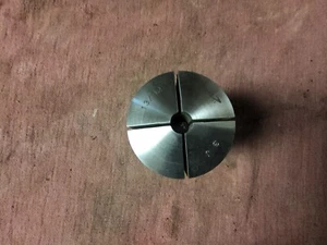 3J  Lathe Collet  13/32"  MAZAK 3 J  .406" LYNDEX  NO INSIDE THREADS - Picture 1 of 2