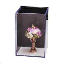 Reutter Porcelain - Dollhouse Miniature Non-Working Lamp in Pansy Design
