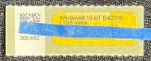 Windows 10 IoT Ent2016 LTSB Product Activation Key for Embed Systems / 3FWC6 - Picture 1 of 2