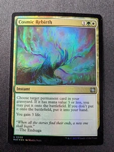 COSMIC REBIRTH FOIL #28 MTG March of the Machine: The Aftermath - Picture 1 of 2